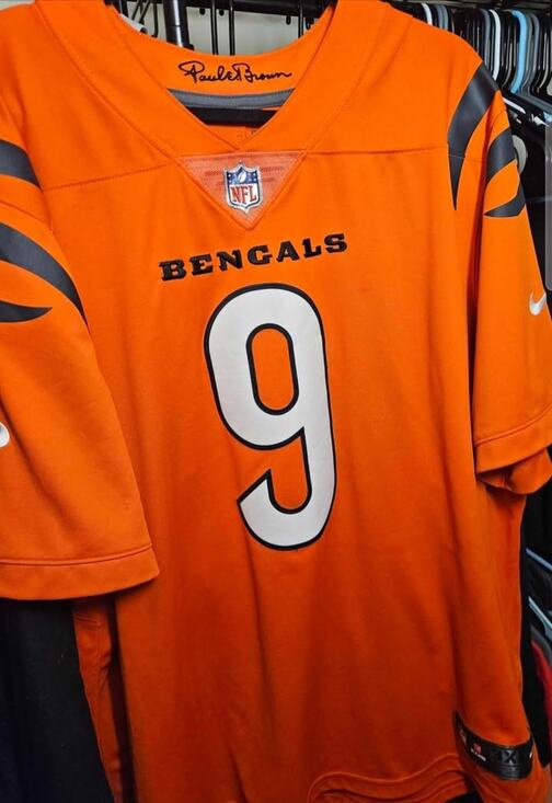 Nike Other - Nike Bengals Joe Burrow #9 Jersey Mens 3XL Orange NFL Football Game Jersey